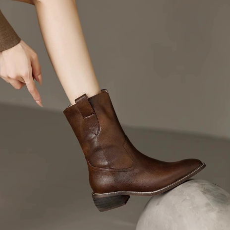 Botines con tacón bloque – Elegancia y confort diario