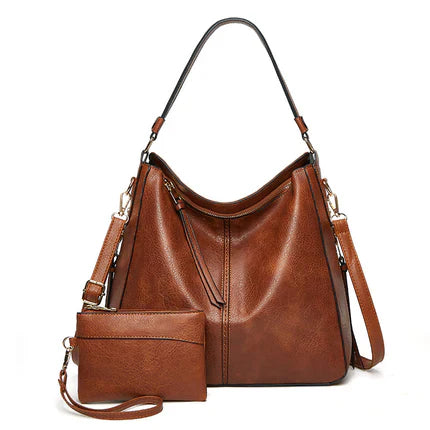 Bolso bandolera – Elegancia urbana en color marrón