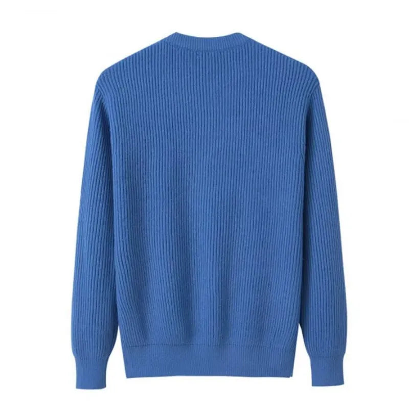 Suéter minimalista – Tejido suave con cuello redondo
