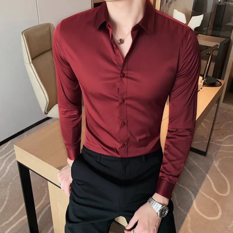 Camisa en mezcla de algodón – Elegancia y comodidad para el día a día