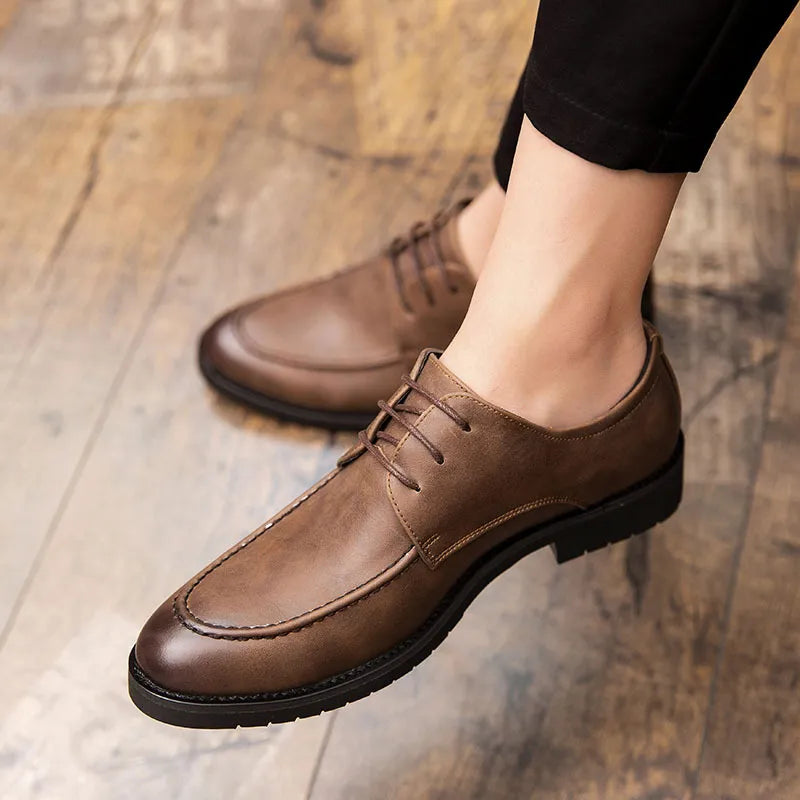 Zapato formal – Estilo británico en cuero sintético