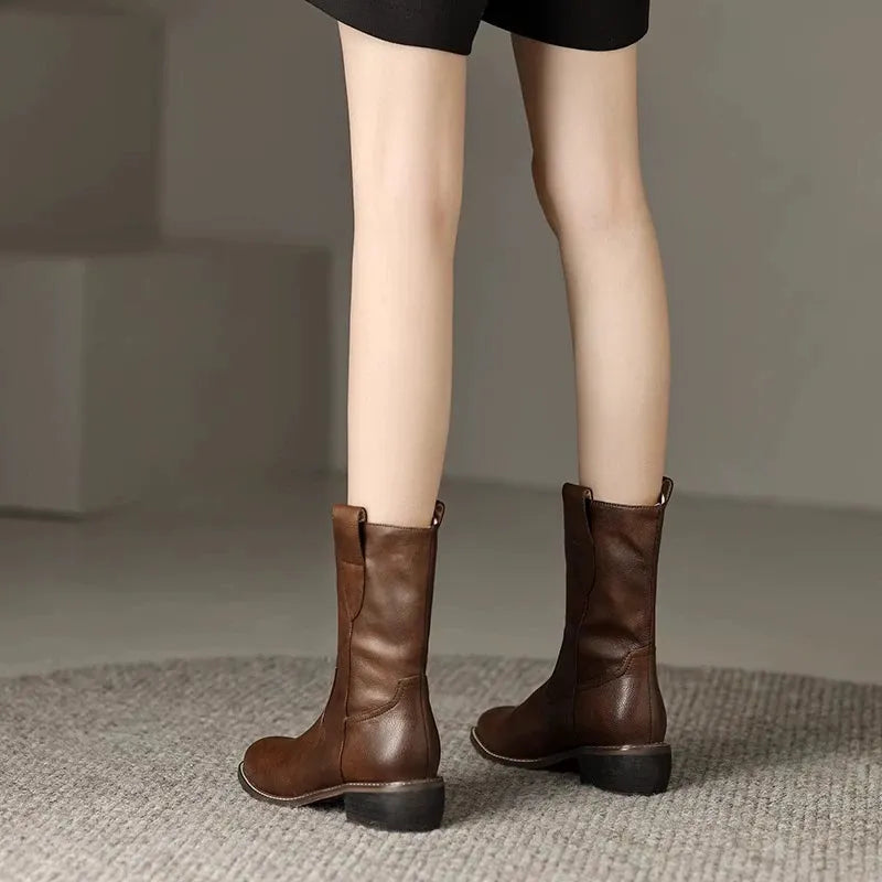 Botines con tacón bloque – Elegancia y confort diario