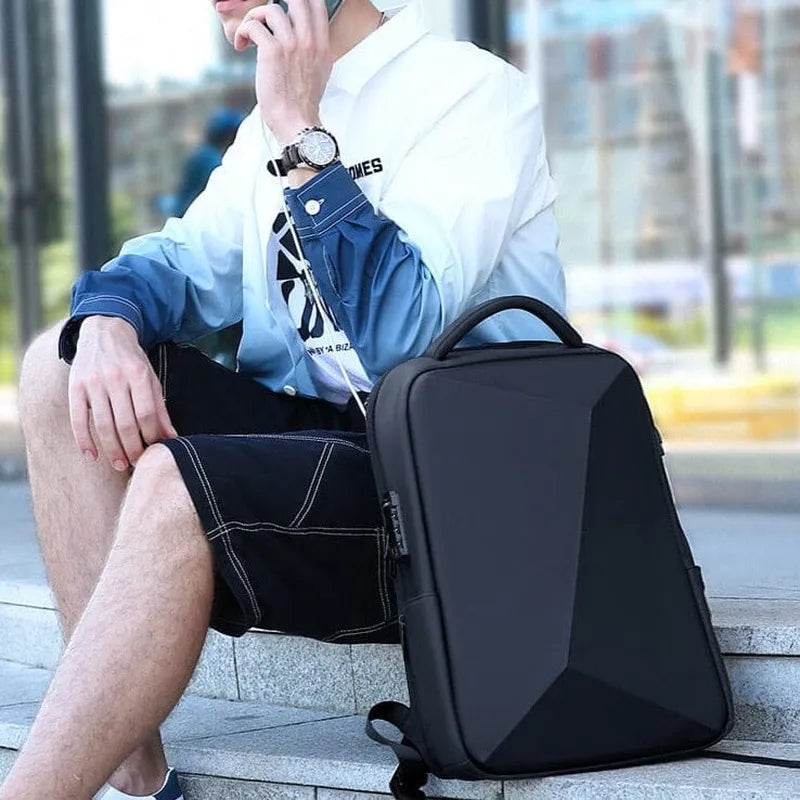Mochila Profesional – Diseño Urbano Minimalista con Puerto USB y Cerradura TSA